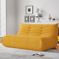 Bean Bag Chairs for Adults, BeanBag Reading Chair Memory Foam Couch, Floor Chair Soft Teddy Material, Comfy Reading Nook Chairs for Bedroom Living Room Office(Yellow)
