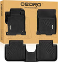 OEDRO Floor Mats Fits for Honda Accord 2013-2017 (Only for Sedan) Custom Fit Black TPE Car Liners, Waterproof Accord Accessories for Front & Rear Interior Protection