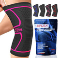 UFlex Athletics Compression Knee Brace for Women & Men Knee Sleeves Support for Sports, Running, Weightlifting, Arthritis, Meniscus Tear, ACL, Hiking, Recovery Support & Fitness