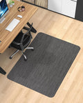 Blvornl Office Chair Mat for Hardwood Floor, 40"*55" Desk Computer Chair Mat for Hard Wood, Large Anti-Slip Hard Floor Protector for Rolling Chair, PVC Desk Rug for Office Black