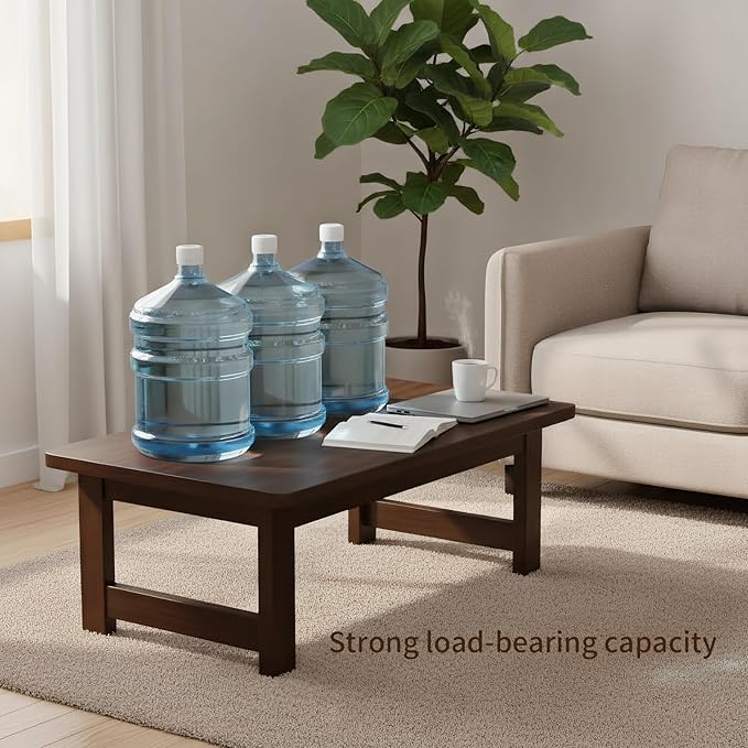 BitMit Japanese Foldable Floor Table,Portable Solid Wood Japanese Folding Coffee Table, No Assembly Table for Sitting on The Floor,Tea Table for Tatami,Living Room,Bedroom,Small Space（31.5in）