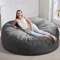 Hobestluk Bean Bag Chair 6Ft Giant Bean Bag Chairs for Adults Large Bean Chairs with Removable Cover,Big BeanBag Chairs for Living Room, Bedroom