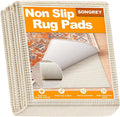 Songrey Non-Slip Rug Pad 9x12 FT, Extra Thick Carpet Pads for Hard Surfaces, Prevents Sliding and Secures Rugs, Provides Floor Protection with Comfort Cushioning