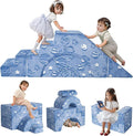 MeMoreCool Foam Climbing Toddler Couch – Modular Kids Sofa with Slide & Stair | Convertible Baby Couch for Playroom, Sectional Furniture for Crawling, Climbing, Kids’ Play