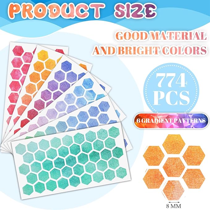 Gersoniel 18 Pieces Anxiety Sensory Stickers Textured Strips Toys Anti Stress Tactile Rough Sensory Strips Adhesives Anxiety Relief for Adults Teens Office Desk Classroom(Stylish Style)
