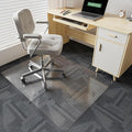 tixpol Chair Mat for Carpet, 36" x 48" Office Chair Mat for Carpeted Floors, Non-Slip Carpet Protector Floor Mat with Grips, Plastic Heavy-Duty Rolling Desk Mat for Home Office and Gaming (Clear)