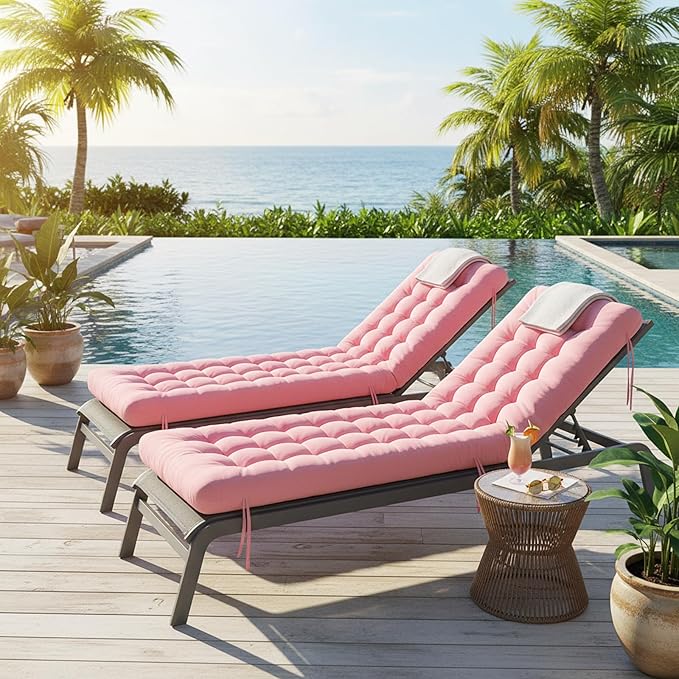 Vercraft Long Floor Cushion Large Floor Cushion with Brushed Cotton 74.8 x 27.5 x 3.15 in Jumbo Lounger Pillow for Outdoor Indoor Bay Window Meditation Yoga Reading Sleeping(Pink)