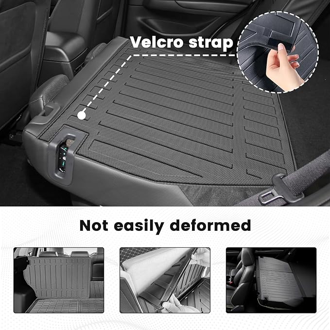 Compatible for 2017-2025 Mazda CX-5 Backrest Mats CX5 Seat Back Cover Rear Seat Protectors for CX5 Accessories