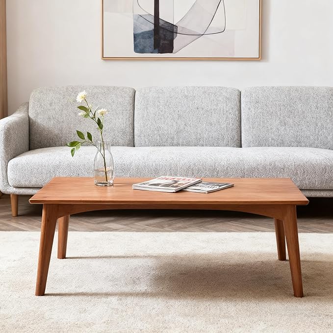 Japanese Floor Table No Assembly Required Bamboo Folding Walnut Coffee Table Bedroom 23.6x15.7x9.8in Furniture Low Tea Table for Sitting on The Floor Walnut Small