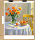TX liteart Drawing Board - 23" x 26" Sketch Board with Handle for Drafting Art - Portable Sketch Board for Class or Studio Fit in Artists Tote