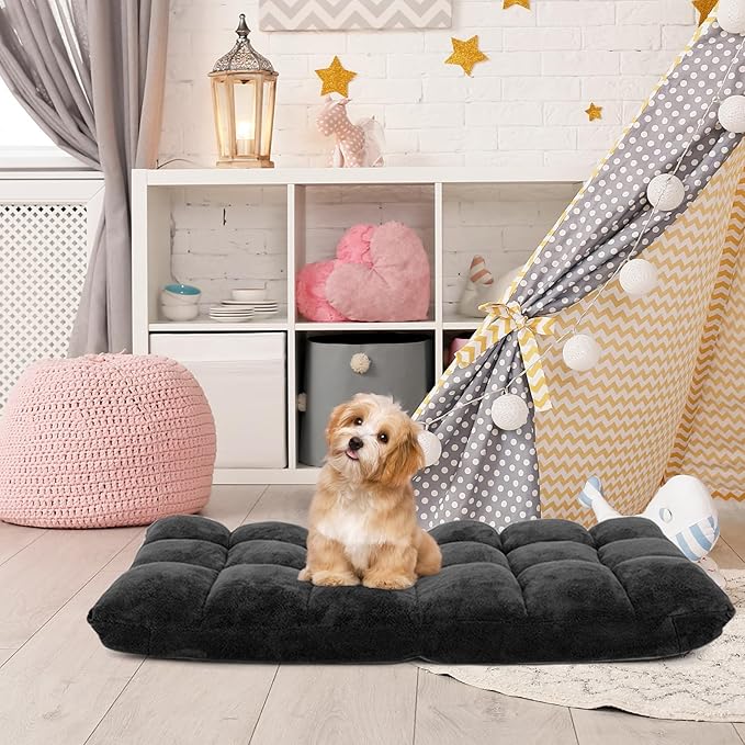 ARLIME Adjustable Floor Chair, 14-Position Lazy Sofa Chair with Back Support & Thick Padding, Portable Foldable Floor Couch for Adults, Kids, Use in Bedroom, Living Room, Home Theater (Black)