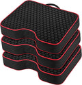 WIWODADI Stadium Seat Cushions - Portable Bleacher Cushions with 2.5" Extra Thick High-Density Foam and Massage Dots, Outdoor Fashion Seat Cushions for Sports Events, Travel, Camping, Chairs
