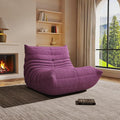 Bean Bag Chair, Oversized Bean Bag Chair for living Room, Fireside Chair for adults with Memory Foam Filled, Big Accent Sofa Lounge Floor Sofa for Gaming, Reading, Relax, No Assembly Required (Purple)