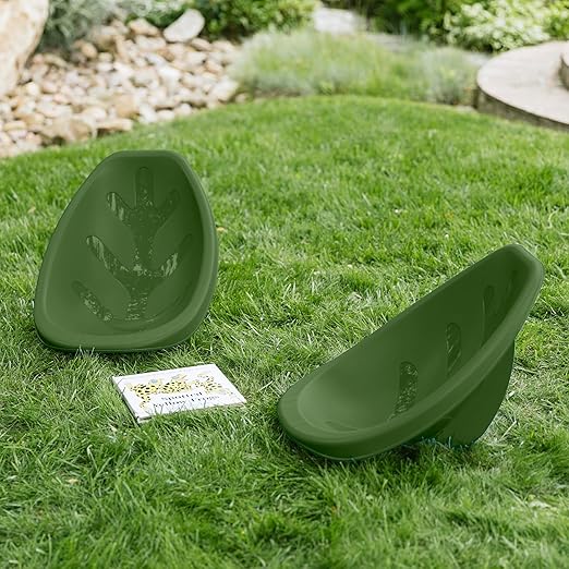 ECR4Kids Leaf Floor Seat, Rocker Chair, Hunter Green, 6-Piece