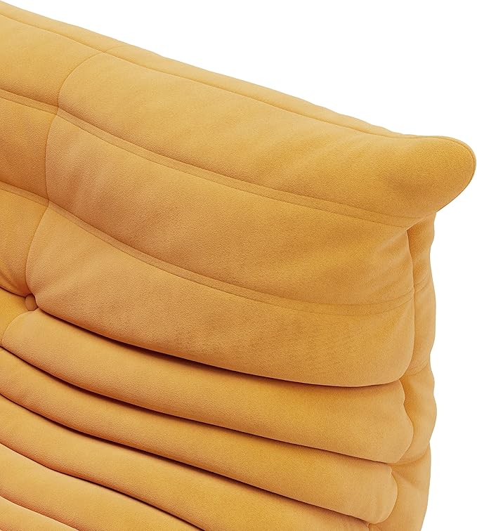 cebihy High-end Uncompressed Fireside Togo Chair, Bean Bag Chair, Foam Floor Sofa, Soft Lazy Lounge Sofa Couch, Armless Suede Fabric Cover Beanbag Accent Chairs for Living Room Bedroom Dorm Office