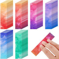 Gersoniel 72 Pcs Anxiety Sensory Stickers Strips Adhesive Textured Mental Health Calm Stickers Mindfulness Fidget Decals Stress Anxiety Relief Items for Therapy Office Desk Counselor(Watercolor)