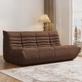 Bean Bag Chair, Fireside Chair, Large Bean Bag Chair for Adults, Bean Bag Chairs for Teens with High-Resilience Foam, Non-Slip Base Floor Lounge Sofa,Living Room (Coffee, 3-Seater)