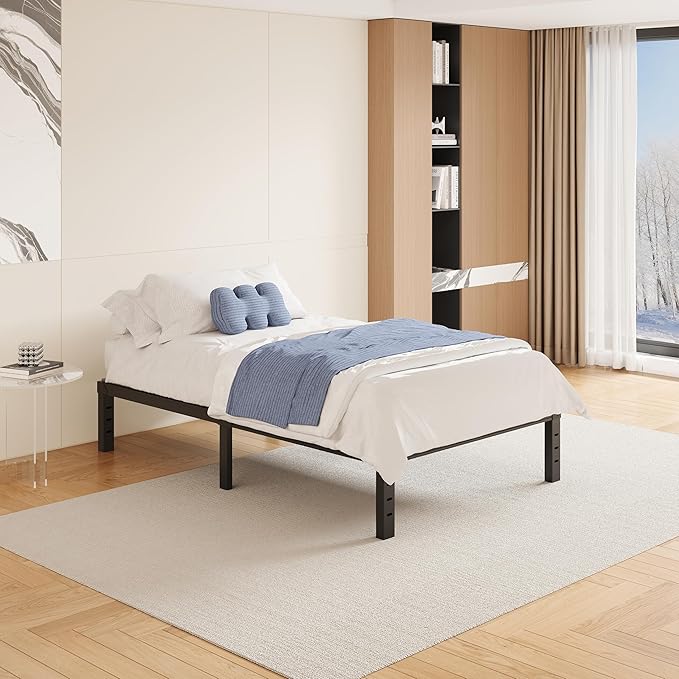 Bunkie Board Twin, Universalsupport Board With Anti-Sag Design For Metal Bed Frame, Platform Beds, Sleeper Sofa And Pull Out Couches, 74"x36" Bunkieboard, Easy Assembly Folable Bed Support Slats