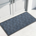 Yimobra Large Door Mat 47x24, All-Weather Waterproof Non-Slip Welcome Matt Outdoor, Heavy Duty Non Slip Doormat for Entryway for Patio and Garage Indoor, Easy Clean, Blue