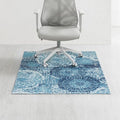 Anji Mountain Rug'd Office Chair Mat for Carpet & Hardwood Floor - Jacquard Woven Top, Anti-Slip Backing, Low Pile, Floor Protector Desk Chair Mat, Office Rugs for Rolling Chairs (40 x 54)
