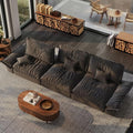 POVISON Oversized Modular Sectional Sailboat Sofa for Living Room with Adjustable Backrest Sectional Couches Large Deep Sofa Set 3 Seats Big Comfy Cloud Couch for House Office