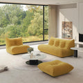 Fireside Chair Corner Bean Bag Chair for Adults, Modern Corduroy Fabric Caterpillar Sofa Couch, Lazy Floor Sofa Armless Foam Couch Lounger Tatami Recliner for Living Room Bedroom Dorm Office