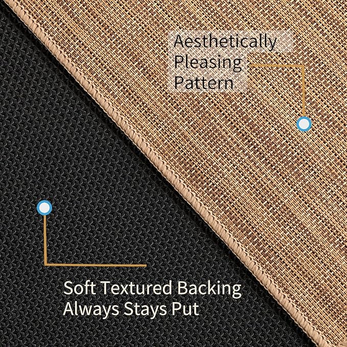 Chair Mat for Hardwood Floor, 48" x 36" Heavy Duty Office Chair Mat for Rolling Chairs, Anti Slip, Computer Chair Desk Mat, Floor Protector for Home Office