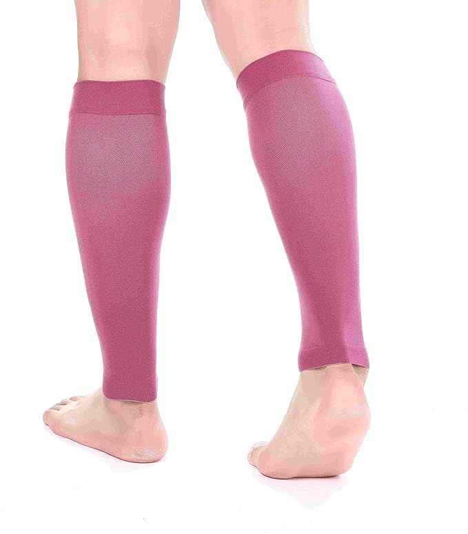 Doc Miller Compression Calf Sleeve for Men & Women – 20-30mmHg Graduated Support for Running, Shin Splints, Calf Strain – Knee High, Small to 6XL Plus Size