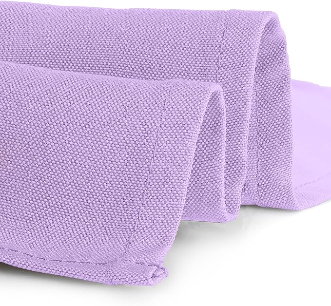 Gee Di Moda Rectangle Tablecloth - 70 x 120 Inch Lavender Table Cloth for 6 or 8 Foot Rectangle Tables - Heavy Duty Washable Fabric - for Holiday Party, Dinner, Weddings, Baby Shower & Events
