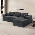 Extra Firm 108” Cloud Boneless Couches for Living Room,Modular Sectional Cloud Couch with Deep Seat, High-Resilience Foam/Sag-Resistant/Keeps its Form, No Assembly Required (Right-Facing Chaise) | Extended Durability, Extra Firm Support, Not easily col...