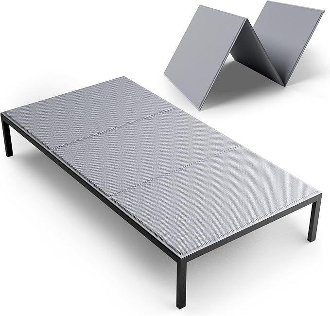 SAKSUN Bunkie Board Twin 38x75'' for Bedroom: Breathable & Moisture Resistant Boards for Bed Frame - Heavy Duty Low Profile Bed Support Board Twin Box Spring Supplement, Noise Minimizing