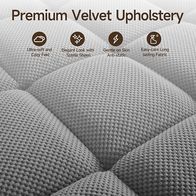 41.7" Oversized Chaise Lounge Chair Indoor, Boucle Upholstered Sofa Bed with Adjustable Backrest, Deep Seat Reading Chair, Sofas Couches for Living Room, Storage, Cup Holders & 360° Swivel Side Table