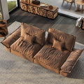 POVISON Oversized Modular Sectional Sailboat Sofa for Living Room with Adjustable Backrest Modern Sectional Couches Loveseat Large Deep Sofa Set 2 Seats Big Comfy Cloud Couch for House Office