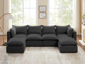 VANOMi Modular Sectional Sofa, Fully Modular Convertible Sleeper Sectional Couch with Reversible Chaise, 6 Seater for Living Room