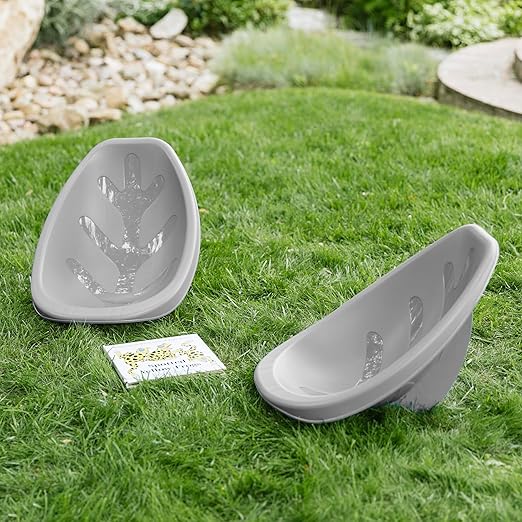 ECR4Kids Leaf Floor Seat, Rocker Chair, Light Grey, 6-Piece