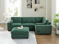 VANOMi Large Modular Sectional Sofa, Oversized Couch with Charging Station, Cloud Couch Deep Seat Sofa with Thick Cushion, Convertible Sectional Couches for Living Room Office Apartment