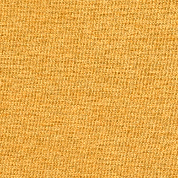 AAAAAcessories D-Shaped Chair Cushions, 2" Thick Dining Chair Pads with Ties and Removable, Machine-Washable Cover, 17" x 16", Golden Yellow