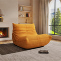 Bean Bag Chair, Oversized Bean Bag Chair for living Room, Fireside Chair for adults with Memory Foam Filled, Big Accent Sofa Lounge Floor Sofa for Gaming, Reading, Relax, No Assembly Required (Yellow)