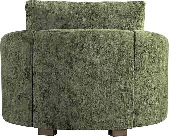 Studio Living® Manchester 44.1" Storage Chair, Modern Farmhouse, Pocket Coil Comfort, USB A & C Power, Easy Assembly, Chenille Fabric, Olive