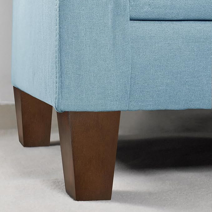 AORYVIC 5 inch Sofa Legs Wood Furniture Legs Pack of 4 Pyramid Couch Legs Mid-Century Modern Brown Replacement Legs