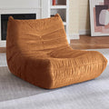 HABUTWAY Bean Bag Chair, Giant Bean Bag Chairs for Adults, Bean Bag Sofa with Filler Faux Fur, Memory Foam Bean Bag Couches Fireside Lazy Sofa for Living Room, Bedroom, Office (Brown)