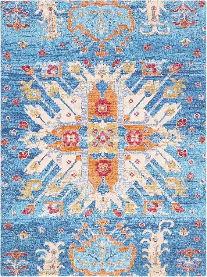 Anji Mountain Rug'd Office Chair Mat for Carpet & Hardwood Floor - Jacquard Woven Top, Anti-Slip Backing, Low Pile, Floor Protector Desk Chair Mat, Office Rugs for Rolling Chairs (40 x 54)