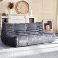 HABUTWAY Bean Bag Chair, Giant Bean Bag Chairs for Adults, 3 Seater Fireside Chair, Lazy Large Floor Bean Bag Sofa for Living Room, Bedroom, Dorm, Office (Grey)