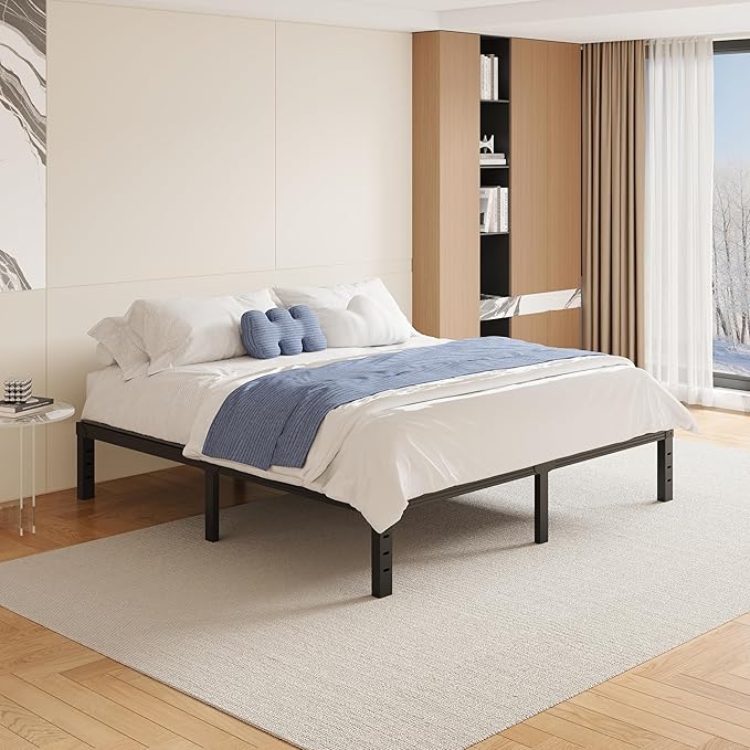 Bedsnus Bunkie Board Queen, Queen Size Bunkie Boards(78"x56"), Heavy Duty Reinforced Bed Boards, 8mm Under Mattress Support Bunkieboard, Folding Spring Box, Low Profile Bed Support