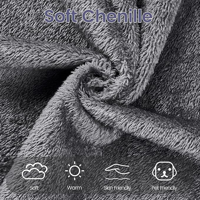 Orynveela Convertible Folding Sofa Bed, 78” Full Size Floor Sleeper Couch, Chenille Full Foam Futon Loveseat for Living Room Bedroom, No Assembly Required (Grey)