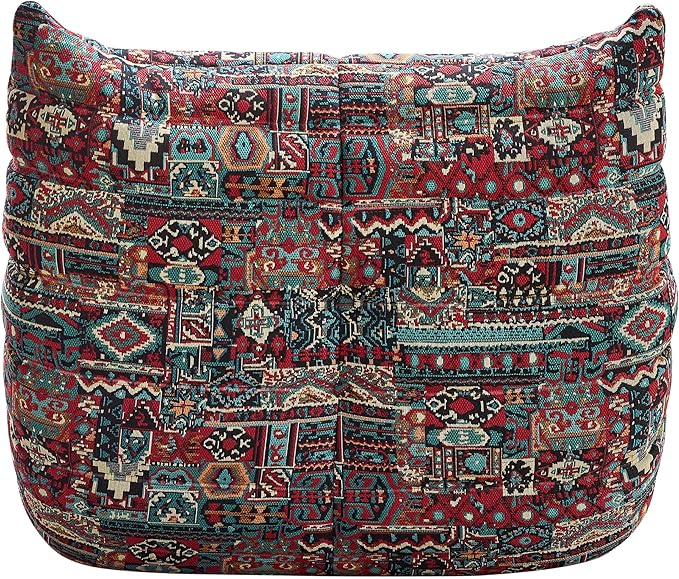 Bean Bag Chair - Corner Sofa, Fireside Chair Bean Bag Sofa Large Bean Bag Chair for Adults,Fireside Floor Couch for Living Room, Bedroom, Gaming & Office