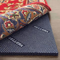 DELLUNA Non-Slip Area Rug Pad 3/8" Thick Double Side Rubber + Felt, 2'x4' Premium Deluxe Cushioned- Safe for All Floors, Adds Comfort and Protection, Ultra Strong Grip, Stop Rug from Moving.