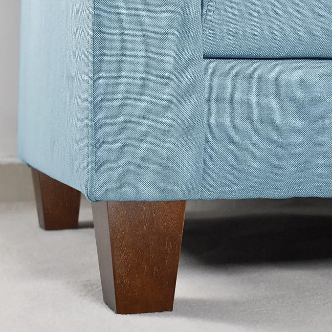 AORYVIC 4 inch Wood Furniture Legs Sofa Legs Set of 6 Square Couch Legs Mid-Century Modern Replacement Legs for Armchair,Recliner, Dresser, Sideboard