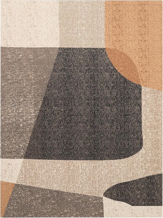 Anji Mountain Rug'd Office Chair Mat for Carpet & Hardwood Floor - Jacquard Woven Top, Anti-Slip Backing, Low Pile, Floor Protector Desk Chair Mat, Office Rugs for Rolling Chairs (40 x 54)
