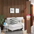 Avana Acoustic Wood Wall Panels – 94.4 X 12.6 Inch Walnut Acoustic Panels 1 PC – Wall Panels For Interior Wall Decor For Homes, Offices, Studios – Sturdy And Durable Wood Panels For Wall